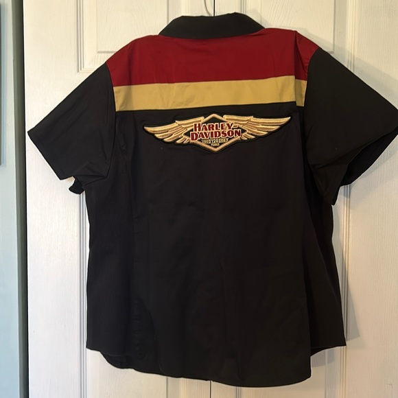 Harley-Davidson 1W Top 120th Anniversary Elemental Zip Front Color Block NWT - Picture 2 of 10
